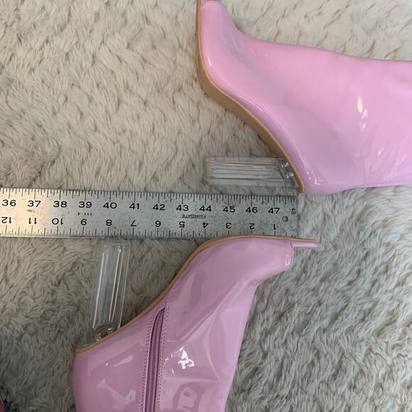 Yoki Patent Leather High Booties - Picture 4 of 8